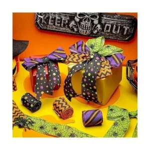 4 rollos de 20 yardas de cinta de borde con alambre de_7