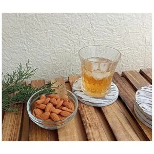Mie Creations Posavasos rústicos de granja para bebidas_5