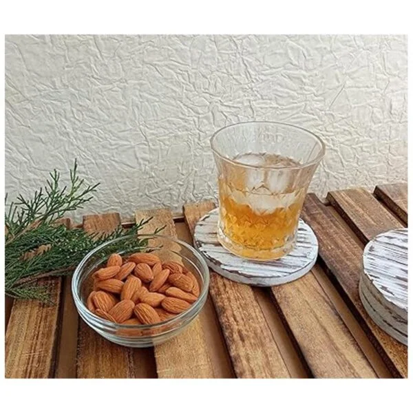 Mie Creations Posavasos rústicos de granja para bebidas_5