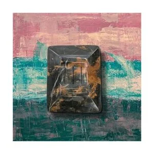 TheWolfard Soporte de jabón de mármol negro y dorado hecho_6