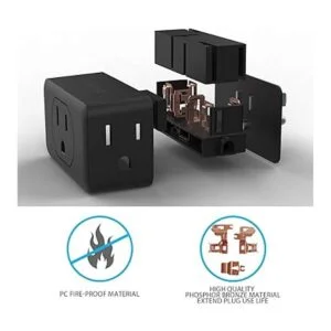 VINTAR Extensor de toma de corriente de 3 enchufes_5