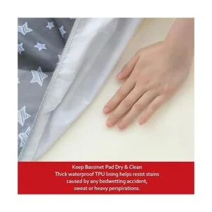 Juego de 2 sábanas impermeables para moisés tipo halo_3