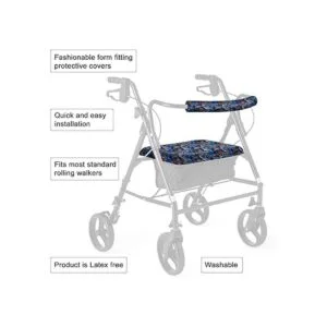 Rollator Walker Asiento y respaldo Rollbar Cubiertas_5