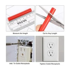 Kit de extensor de toma de corriente de 150 piezas 60_4