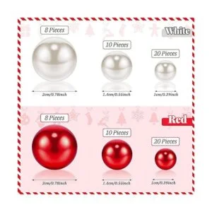 2106 piezas de perlas de relleno de jarrón de Navidad para_2