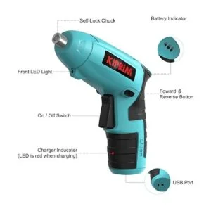 Destornillador eléctrico pequeño de 4 V herramienta de_2