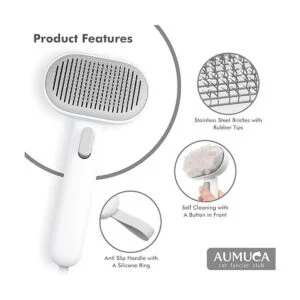Aumuca Cepillo para gatos y cepillo para perros_2