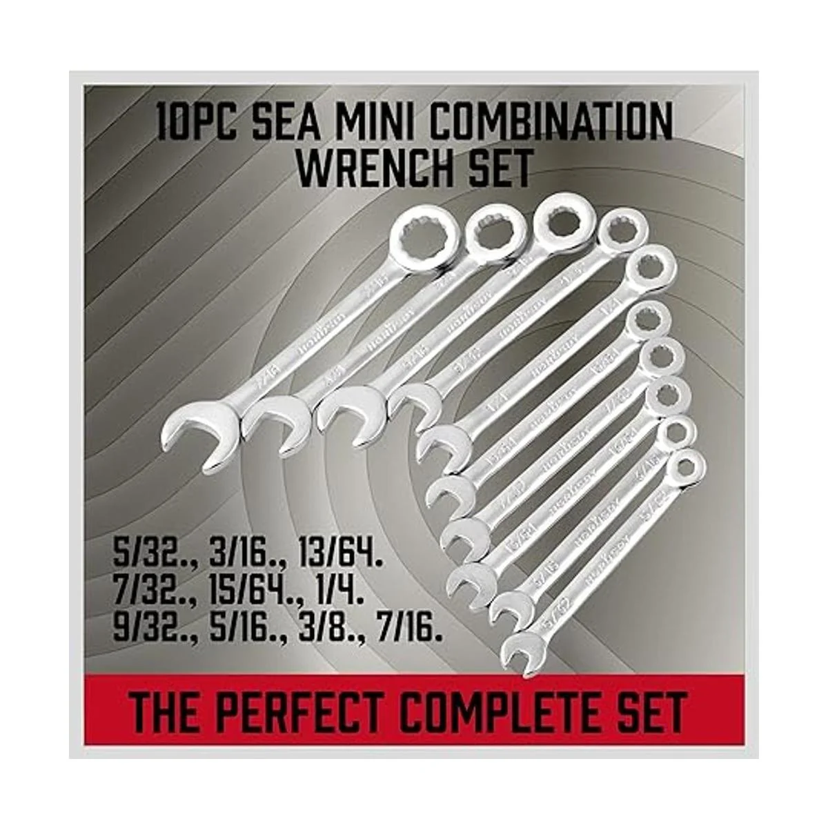 SEDY Juego de llaves combinadas de 22 piezas juego de_5