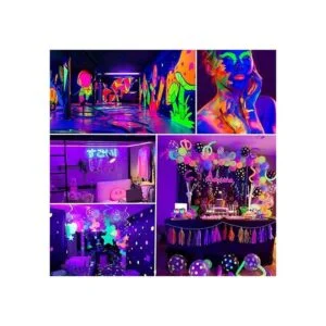 PIZHLO Juego de tiras de luz LED negra mejorada de 16.4_6