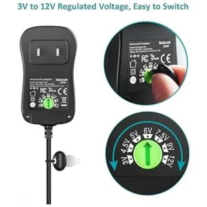 Basicvolt Adaptador universal de CACC fuente de_2