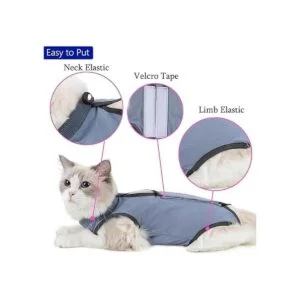 kzrfojy Traje de recuperación de cirugía para gatos_3