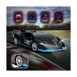 KULARIWORLD Coche de control remoto para niños a escala_2