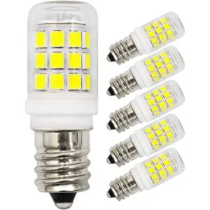 TRIJZHOU Paquete de 5 bombillas LED E12 de 3 W_1