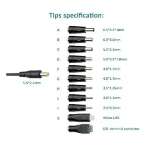 Basicvolt Adaptador universal de CACC fuente de_3