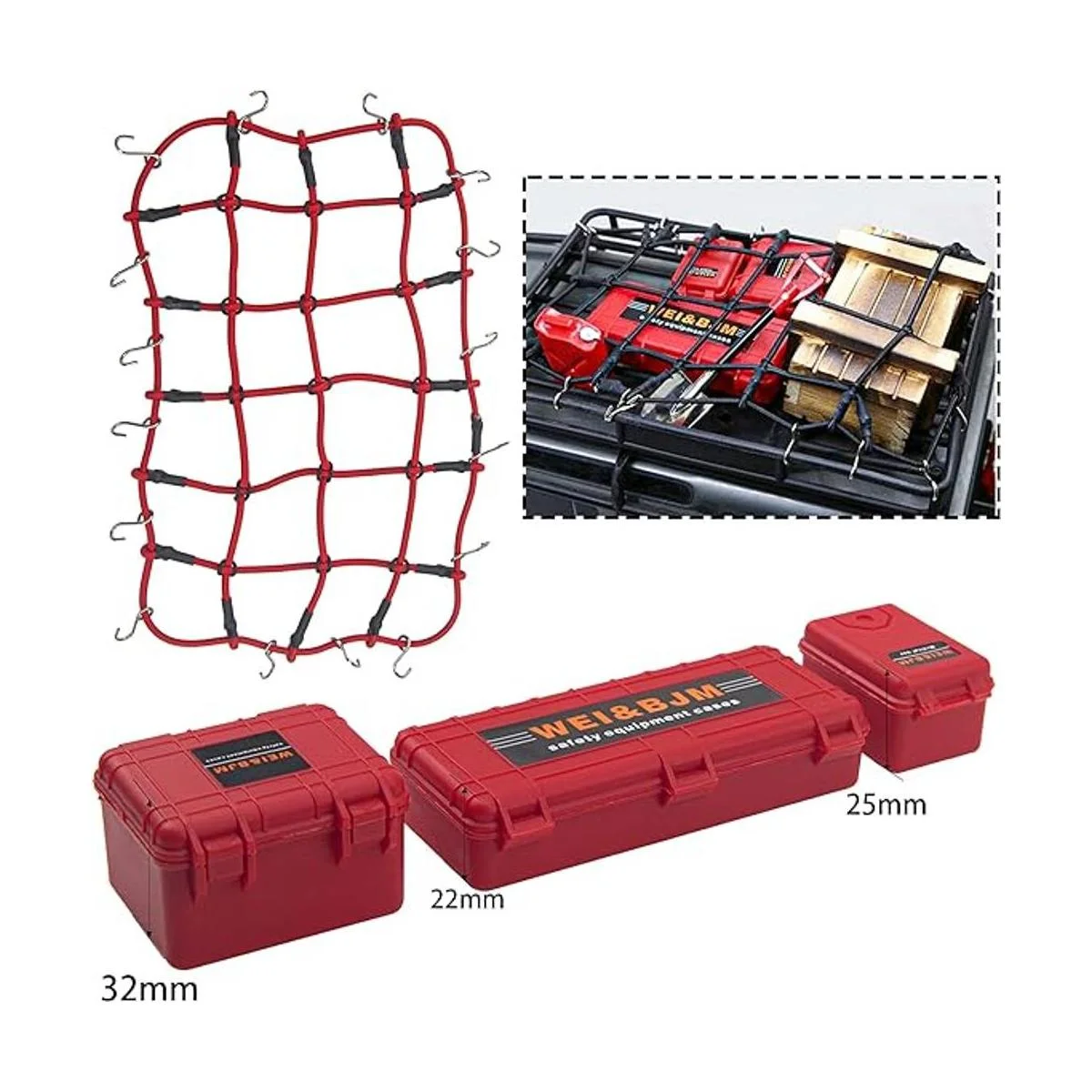 HIRCQOO Red elástica para equipaje y estuche de equipaje y_7