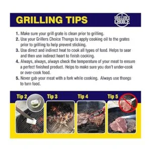 Grillers Choice Cepillo de parrilla comercial 2 bobinas_4