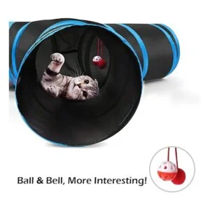 Pawaboo Cat Toys Cat Tunnel Tube 345 Tunnels 25x40cm_4
