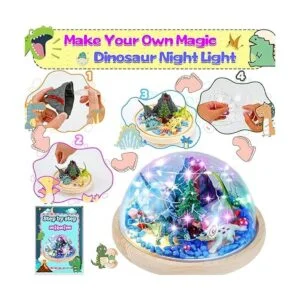 Y YOFUN Haz tu propia luz nocturna de dinosaurios_4