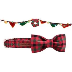 Unique style paws Collar de perro de Navidad collar de_3