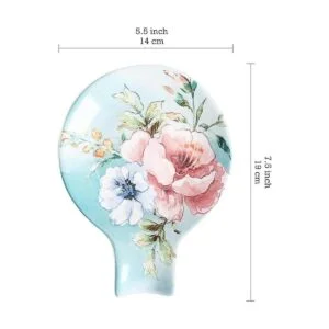 Bico Margrets Garden Soporte de cuchara de cerámica para_2