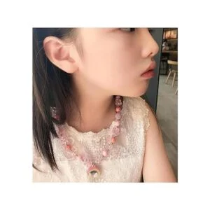 EleMirsa Juego de 4 collares de unicornio para niña y_3