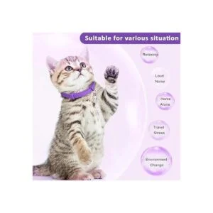 Weewooday Juego de 5 collares calmantes para gatos_4