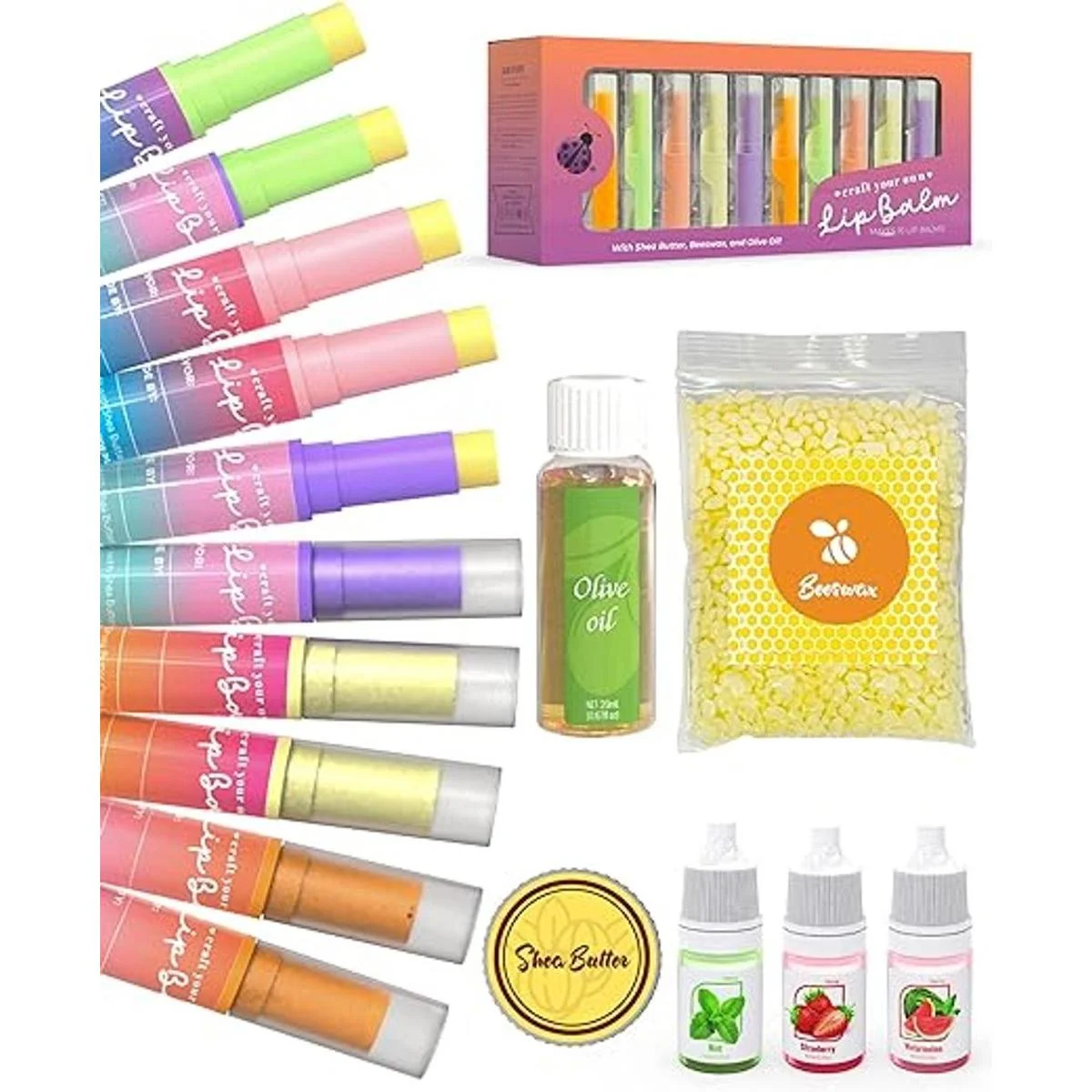 PURPLE LADYBUG Kit de manualidades para hacer bálsamo_1