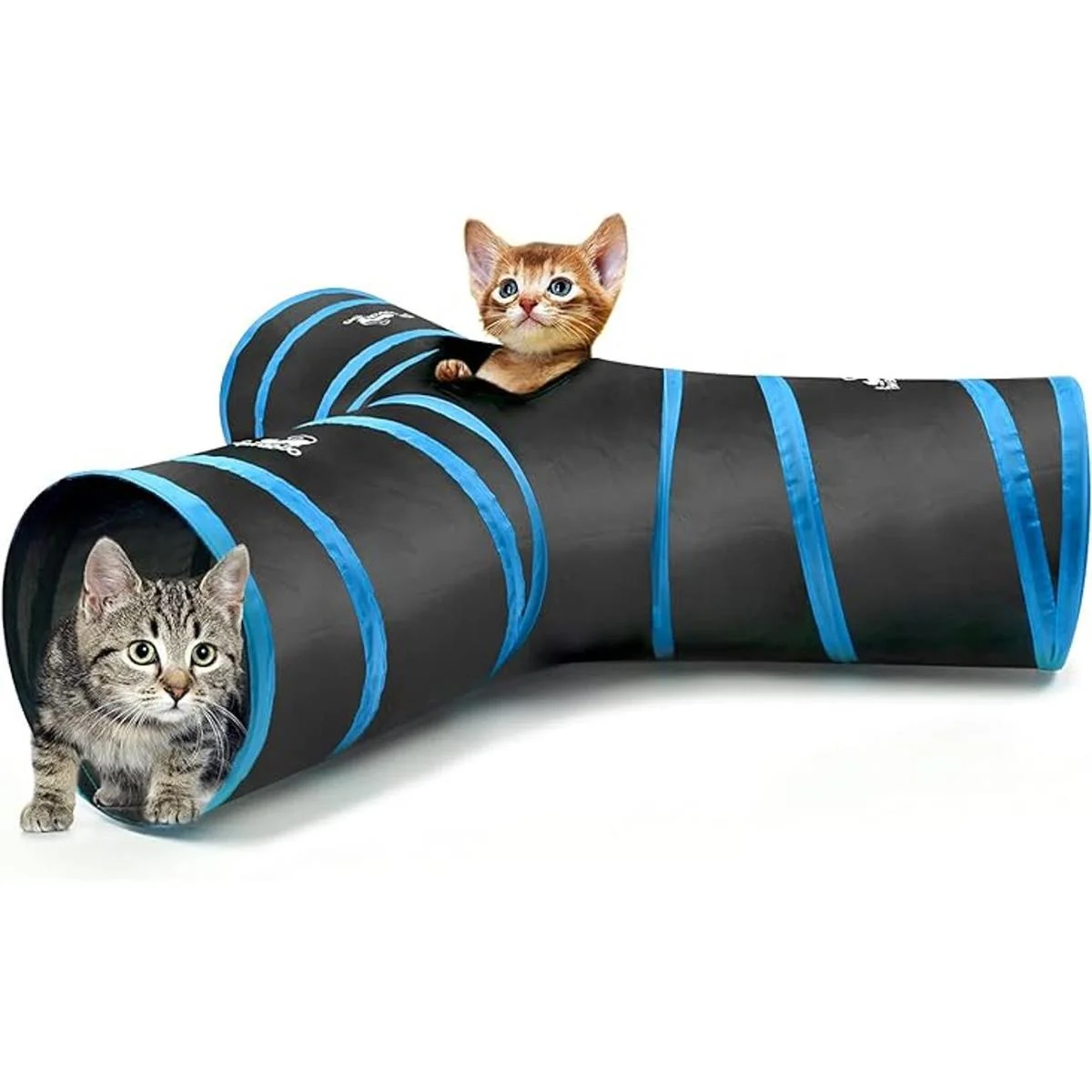 Pawaboo Cat Toys Cat Tunnel Tube 345 Tunnels 25x40cm_1