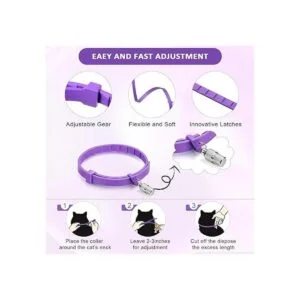 Weewooday Juego de 5 collares calmantes para gatos_6