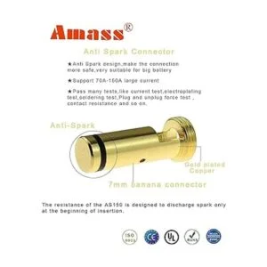 Amass AS150 Juego de 4 pares de conectores banana_6