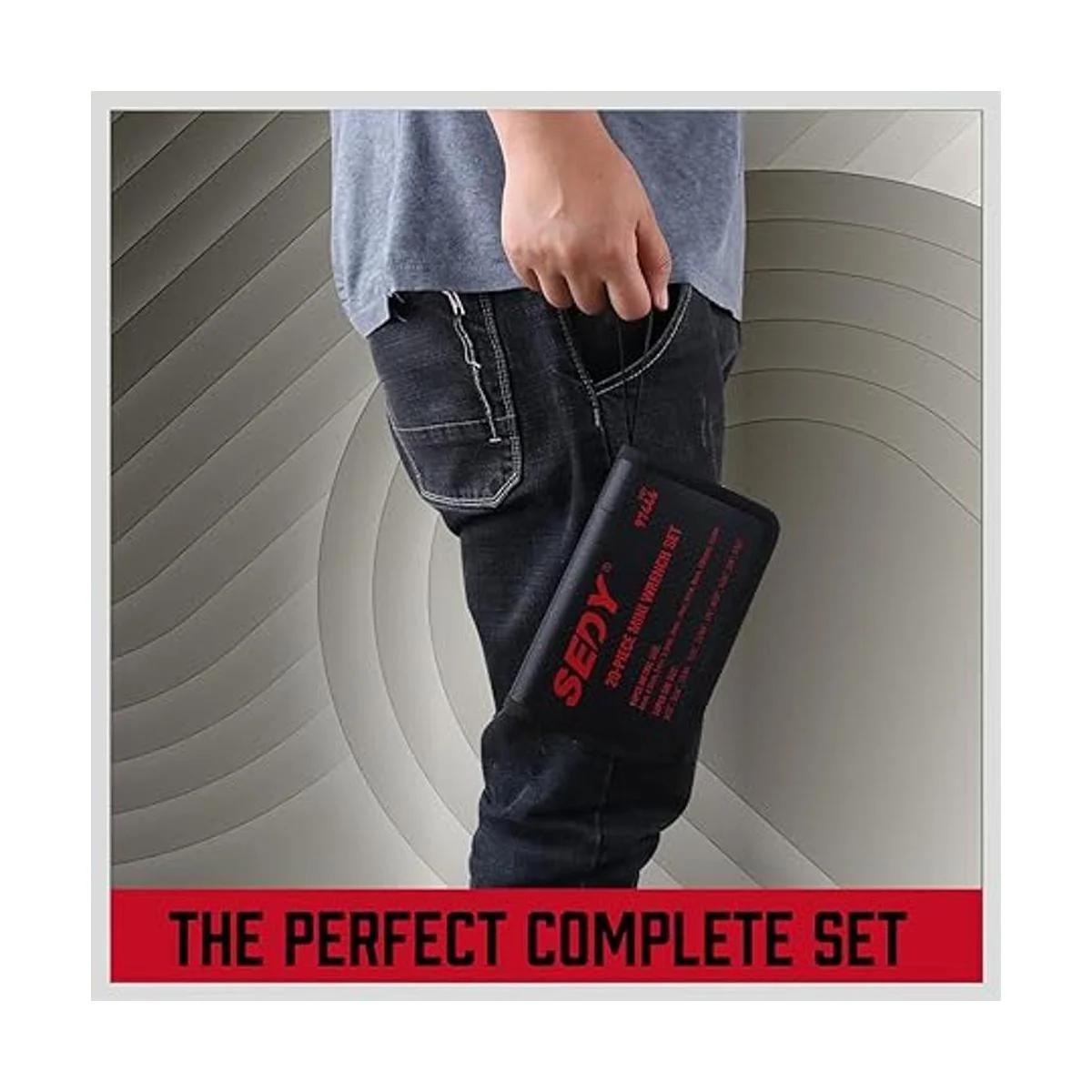 SEDY Juego de llaves combinadas de 22 piezas juego de_7