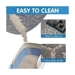 UPSKY Tapete de arena para gatos tapete de captura de_4