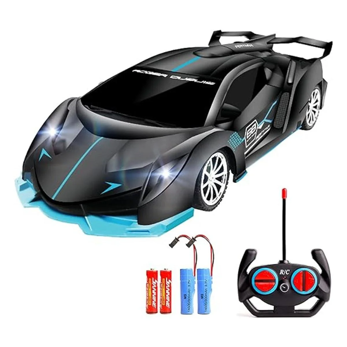 KULARIWORLD Coche de control remoto para niños a escala_1