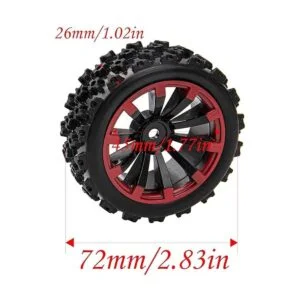 HIRCQOO Llantas hexagonales de 10 radios de 0.472 in y_4