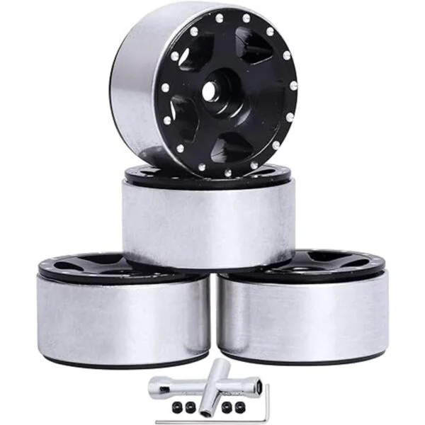 Ruedas Beadlock de aluminio CNC de 1 pulgada para piezas_1