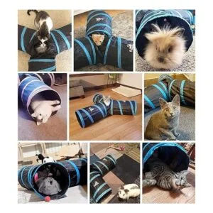 Pawaboo Cat Toys Cat Tunnel Tube 345 Tunnels 25x40cm_2
