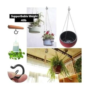 TAIHUIMY Paquete de 40 ganchos para colgar en forma de Q_4