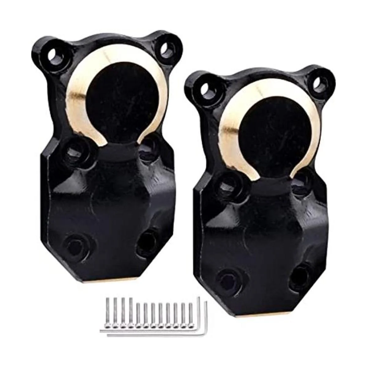 2 piezas de latón Diff cubierta delantera y trasera para_1