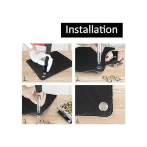 Wolfride Kit de ojales de latón de 0.394 in de diámetro_5