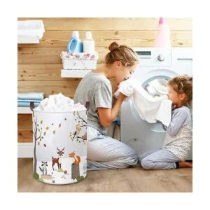 Clastyle Cesta de lavandería plegable de animales del_4