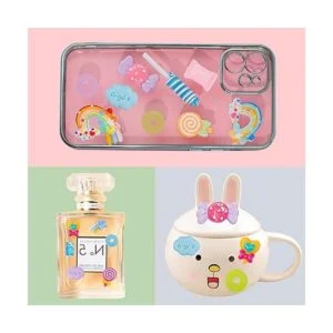 de caramelo paletas de resina con parte trasera plana_4