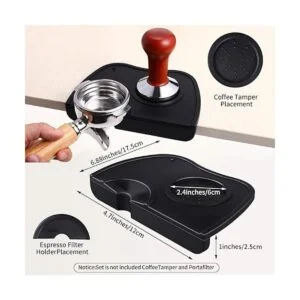 Juego de 2 piezas de caja de café Espresso Knock Box_3