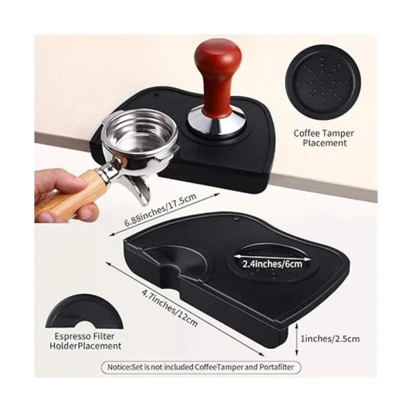 Juego de 2 piezas de caja de café Espresso Knock Box_3