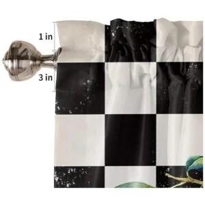 Cortinas de cenefa para ventana de cocina cenefas de_5