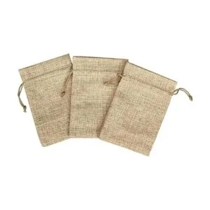 FASOTY Lote de 50 bolsas de arpillera de 3.5 x 5 pulgadas_2