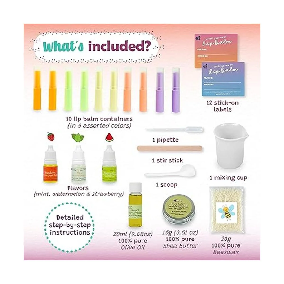 PURPLE LADYBUG Kit de manualidades para hacer bálsamo_4