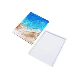 Shanglist Moldes de silicona para resina epoxi molde de_1
