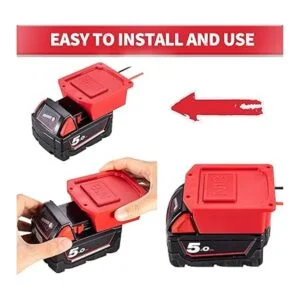 Adaptador de rueda de alimentación para Milwaukee 18 V_4