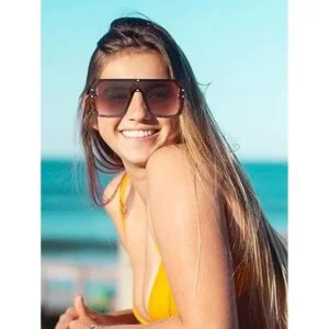 4 pares de gafas de sol siamés de una sola pieza espejo_7