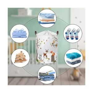 Clastyle Cesta de lavandería plegable de animales del_6